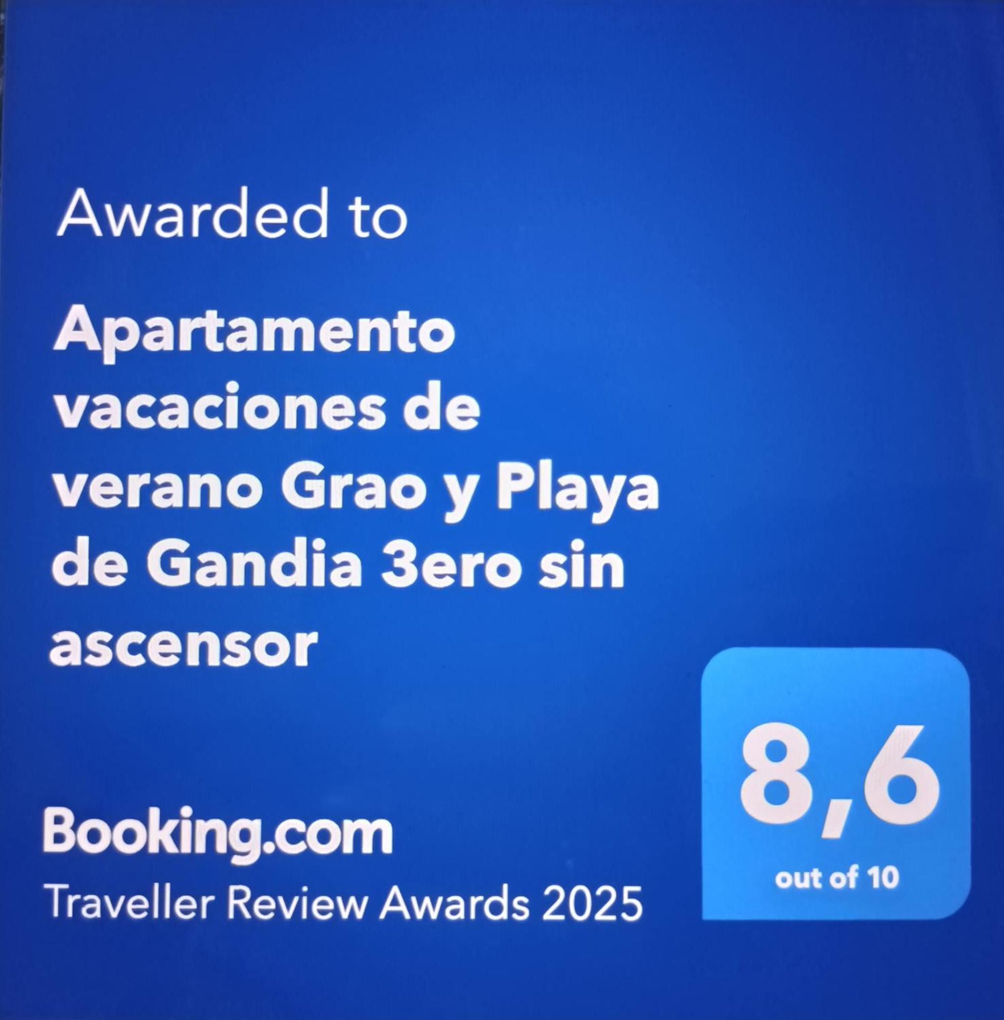 Daoiz, Vivienda Vacacional Para Familias Y Mayores De 25 Anos En El Grao De Gandia 3Ro Sin Ascensor Playa de Gandia Exterior foto